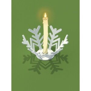 Snowflake Decorative Votive Tea Light Candle Holder Luminary - 3d Printed